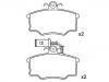 브레이크 패드 Brake Pad Set:0060 743 564