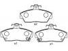 Bremsbelagsatz, Scheibenbremse Brake Pad Set:673 211 62 NBI