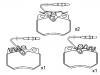 Plaquettes de frein Brake Pad Set:95 659 353