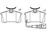 ブレーキパッド Brake Pad Set:6Q0 698 451