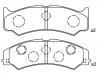 Bremsbelagsatz, Scheibenbremse Brake Pad Set:04491-87719