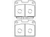 브레이크 패드 Brake Pad Set:MB895303