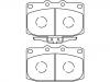 Bremsbelagsatz, Scheibenbremse Brake Pad Set:FDZ3-33-28Z