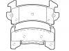 Brake Pad Set:18047809