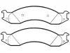 브레이크 패드 Brake Pad Set:F2UZ-2001-A