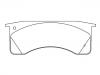 тормозная кладка Brake Pad Set:88982659