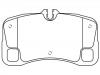 Pastillas de freno Brake Pad Set:997.352.947.01