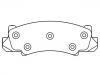 Plaquettes de frein Brake Pad Set:D36-779