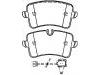 Bremsbelagsatz, Scheibenbremse Brake Pad Set:4H0 698 451 A