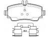 Bremsbelagsatz, Scheibenbremse Brake Pad Set:168 420 14 20