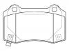 Plaquettes de frein Brake Pad Set:68003610AA