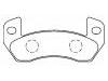 Bremsbelagsatz, Scheibenbremse Brake Pad Set:GDB1680