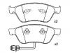 ブレーキパッド Brake Pad Set:4D0 698 151 AB