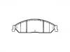 Plaquettes de frein Brake Pad Set:BR2Z-2001-AA