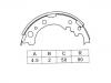 ブレーキシュー Brake Shoe Set:44060-G3225