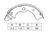 ブレーキシュー Brake Shoe Set:K1186