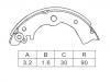 ブレーキシュー Brake Shoe Set:K1188