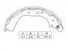 제 동자 Brake Shoe Set:K1190