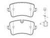 브레이크 패드 Brake Pad Set:4G0 698 451 A