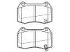 브레이크 패드 Brake Pad Set:41060-CD094