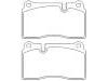 Brake Pad Set:4G43-2D007-AA