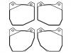 ブレーキパッド Brake Pad Set:RJR698151