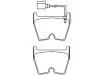 Bremsbelagsatz, Scheibenbremse Brake Pad Set:8V0 698 151 H